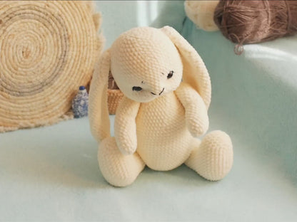 Plush bunny crochet pattern Easter rabbit